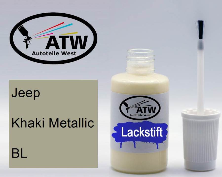 Jeep, Khaki Metallic, BL: 20ml Lackstift, von ATW Autoteile West.